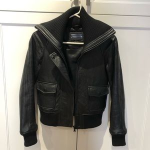 Danier womens leather jacket with thinsulate insulation